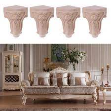 Premintehdw European Solid Wood Carved Furniture Leg Legs Feet Stool Bar Dressing Make Up In Furniture Cu Furniture Legs Wooden Furniture Legs Carved Furniture