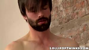 Handsome young bottom with a manly beard fucked good