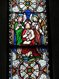 Stained glass windows in Afghan Church ...