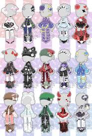 Mixed Outfit Adopts Closed By Horror Star On Deviantart Drawing Anime Clothes Fashion Design Drawings Kawaii Drawings