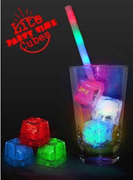 Light Up Party Reusable Ice Cubes White By Bewild 1 99 Accent Your World With The Glow Of Neon Light With The Touch Flaming Drinks Plastic Ice Cubes Cube