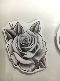 Pin By Erick Telles On Roses Rose Drawing Tattoo Realistic Rose Tattoo Rose Tattoos