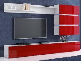 Startseite » wohnzimmer » wohnwände » wohnwand flow grau hochglanz/ weiß mediawand medienwand design modern led beleuchtung mdf. Kaufexpert Wohnwand Sigma Rot Hochglanz Weiss Mediawand Medienwand Design Modern Led Beleuchtung Mdf Hochglanz Hangewand Hangeschrank Tv Wand