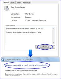 Base System Device Driver For Windows 7