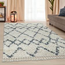 Der Traumhafte Teppich Im Berber Design Lasst Skandinavische Einrichtungs Herzen Hoher Schlagen Scandi Minimalist Teppich Hochflor Teppich Teppich Raute