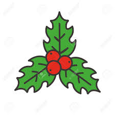 D'une part, les touffes de gui se trouvent souvent très haut dans le. Icone De Couleur De Gui De Noel Baies De Houx Illustration Vectorielle Isole Clip Art Libres De Droits Vecteurs Et Illustration Image 75737890