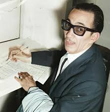 1959 El comediante cubano LEOPOLDO FERNÁNDEZ, ´Tres Patines´ en La Habana.  Leopoldo Augusto Fernández Salgado (Jagüey Grande, 26 de diciembre de  1904-Miami, 11 de noviembre de 1985), también conocido como Tres Patines,