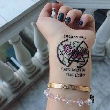Inspired Drawing Ink Hand Tattoo Quoted Linkinpark Lp Linkinpark Love Song Lostinthe Tattoos And Piercings Inspirational Tattoos Tattoo Inspiration