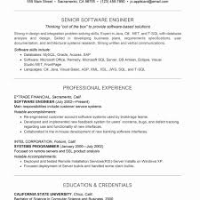 Entry Level Software Developer Resume New Software Engineer Resume Sample Resume Examples Engineering Resume Software Engineer