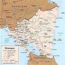 Nicaragua travel and visitors guide by nicaragua.com. Landkarte Nicaragua Politische Karte Weltkarte Com Karten Und Stadtplane Der Welt