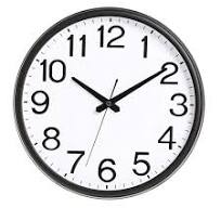 Customized Simple Plastic Quartz Wall Clock for Gift ...