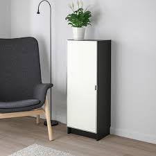 Billy Morliden Bookcase With Glass Door Black Brown Glass 15 3 4x11 3 4x41 3 4 Bookcase With Glass Doors Ikea Billy Bookcase
