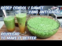 Agar cendol tepung hunkwe dan cendol tepung beras atau dawet yang kita buat tidak gagal, namun kenyal dan enak, ada beberapa tips dan. 12 Ide Cendol Di 2021 Warna Alami Resep Pewarna