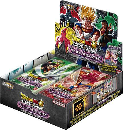 Dragon Ball Super Card Game Masters B20 Power Absorbed Booster Box Sealed Case English