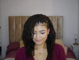 Yolanda G I Am Back On Youtube Mini Twists On Natural Hair Tutorial Natural Hair Twists Natural Hair Styles Natural Hair Box Braids