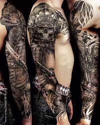 Maybe you would like to learn more about one of these? 85 Samurai Tattoo Designs Skull Sleeve Tattoos Tattoo Sleeve Designs Samurai Tattoo Sleeve