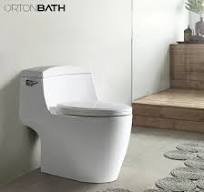 Vaso Sanitário Ortonbath de Altura Confortável, Elongado, em Uma Peça 1.28  Gpf com Tecnologia de Descarga Aqua Piston, Tubulação Oculta e Alavanca de  Acionamento à Esquerda, Branco
