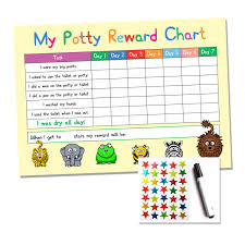 Star Reward Chart For Toddlers Potty Training Reward Chart