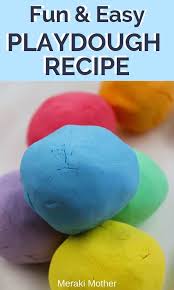 Easiest Playdough Without Cream Of Tartar 3 Simple Ingredients Playdough Recipe Homemade Playdough Easy Playdough Recipe
