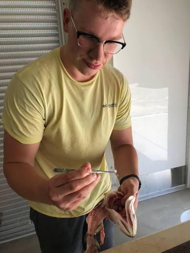UF - "Hello, my name is Eric Bovee. I was an NCBS intern with the Spotted Seatrout (Cynoscion nebulosus) Age and Growth project. The research involved in the project focuses on how