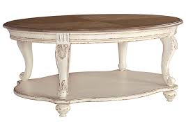 Click on the picture you like and save it to your computer. Realyn White Brown Oval Cocktail Table Overstock Furniture Langley Park Woodbridge Alexandria Lanham