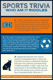 Whether you have a science buff or a harry potter fanatic, look no further than this list of trivia questions and answers for kids of all ages that will be fun for little minds to ponder. Sports Trivia Questions Quiz Who Am I Riddles Sports Feel Good