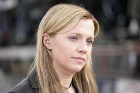 Moderatorin Sarah Beckmann --- 1. FFC Turbine Potsdam vs. SG Essen  Schönebeck o0 Journalist