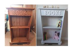 Bookcase Found On Ebay Refinished With Dulux Polished Pebble Satinwood And Blossom White Higlights Refinishing Furniture Dulux Polished Pebble Home Decor