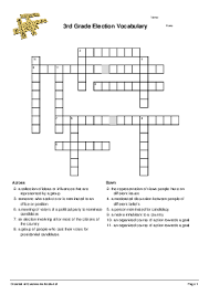 If you are a novice at crossword puzzles, these tips can get you started right. 3rd Grade Election Vocabulary Crossword Quickworksheets