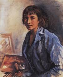 This is probably one of the most famous works of zinaida serebriakova and it is one of the earliest at the same time. Self Portrait 1930 By Zinaida Serebriakova 1884 1967 Ukraine Wahooart Com