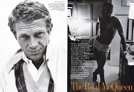 The hollywood legend, still known as the king of cool, is the focus. The Real Mcqueen Vanity Fair