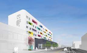 Independence Library And Apartments John Ronan Architects Architect Design Model Roof Garden