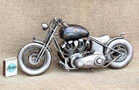 Handmade Iron Interior Motorcycle Motorcycle Metal Art Handmade