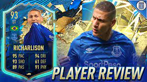 Today we have episode 2 of f8tal, using tots richarlison, who by the way, is another level! Inceptionfc Ø¯Ø± ØªÙˆÛŒÛŒØªØ± 93 Team Of The Season So Far Richarlison Player Review Totssf Richarlison Fifa 20 Ultimate Team Https T Co N5yi5yw3pr Https T Co Oyoi0rehrf
