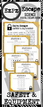 Students Will Have A Blast With This Safety Equipment And Measurement Escape Room Students Will Use Their K Escape Room Biology Classroom High School Science