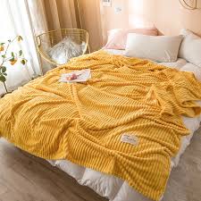 Kissenbezug und bettbezug täglich ausklopfen und regelmäßig waschen; Bett Decken Feste Gelbe Farbe Weiche Warme Quadratische Flanell Decke Auf Di5o3 Ebay