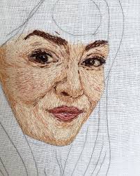 Custom work ✨ #embroidery #embroideryart #embroideryhoop #embroideryartist  #embroideryportraits #ho…