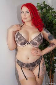 Ivy Rose Curvy Redhead Lingerie Cosmid - Curvy Erotic