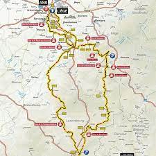 De jonge brit heeft nog te veel last van zijn val in de waalse pijl. Luik Bastenaken Luik 2015 Parcours
