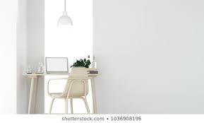 Work Space Interior Background 3d Rendering Minimal Japanese Illustration Royalty Free Images Stock Space Interiors Interior Minimalism Interior