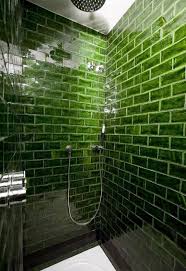 Add Style To Your Bathroom With Subway Tile Green Bathroom Green Tile Bathroom Green Subway Tile