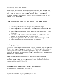 Contoh teks pembukaan saat diskusi oleh moderator. Teks Pengacara Moderator Pmb