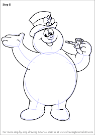 Christmas is coming, so today i bring everyone a super simple and cute. Learn How To Draw Frosty From Frosty The Snowman Frosty The Snowman Step By Step Drawing Tutorials