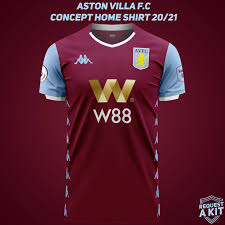 Tablo kesiti premier league 20/21. New Aston Villa 2020 21 Kits Home Away And Third Shirt Kappa Concept Designs Birmingham Live