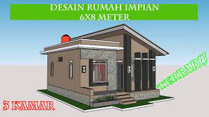 Foto rumah minimalis kecil mewah. Ajiibbb Desain Rumah Terbaru 2020 Desain Mewah Dan Simpel Dilahan Kecil 6x8 Meter 3 Kamar Tidur Youtube