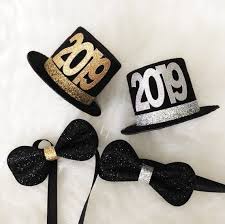 New Years Eve Party Hat Happy New Year 2019 Hat Black And Gold Nye Party Party Hats For New Years Eve Newborn Photo Gold Nye Party Nye Party Hats New Years Eve