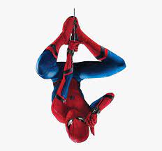 Maybe you would like to learn more about one of these? Spider Man Homecoming By Spiderman Hanging Upside Down 400x533 Png Download Pngkit