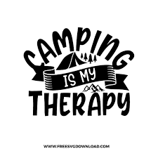 Free Free 163 Camping Is My Therapy Svg Free SVG PNG EPS DXF File