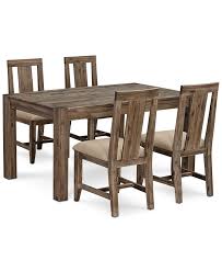 Buy dining room sets at macys.com! Furniture Canyon Small 5 Pc Dining Set 60 Dining Table 4 Side Chairs Created For Macy S Reviews Furniture Macy S