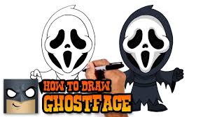 How To Draw Ghostface Scream Ghostface Scream Art Drawings